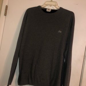 Lacoste grey sweatshirt